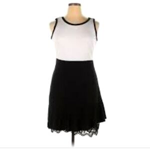 Black & White Sleeveless dress Signature Collection Size Large
